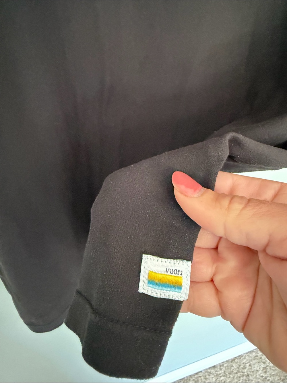 Vuori "Strato" Tech Classic Black Short Sleeve Polo - Picture 10 of 16
